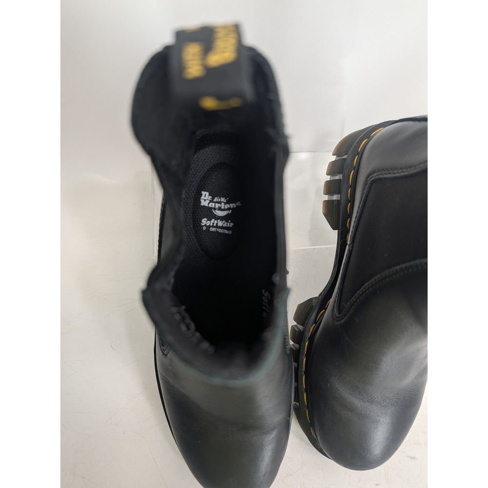 Dr. Martens Women's Audrick Leather Platform Chelsea boots: size 8 - Black - Picture 9 of 12